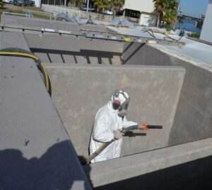 Chemical Chamber Concrete Tank_Abrasive Blast_Sewer Treatment Plant-7