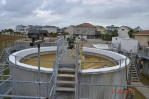 Clarifier Concrete n Metal Tank Epoxy Sprayed_Sewer Treatment Plant_4